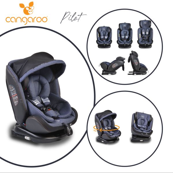 СТОЛ ЗА КОЛА С ISOFIX СИСТЕМА PILOT 360°
