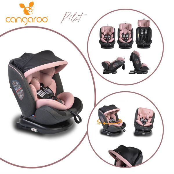СТОЛ ЗА КОЛА С ISOFIX СИСТЕМА PILOT 360°