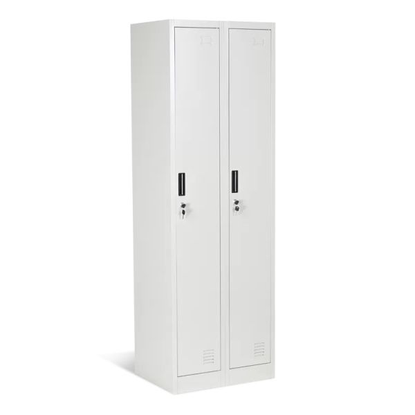 Метален шкаф CARMEN CR-1242-2 E K - сив