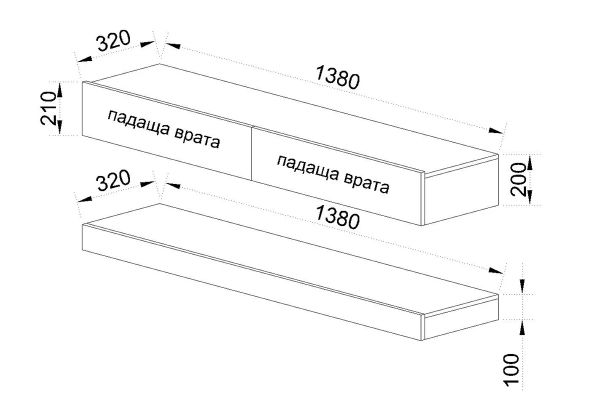 ТВ Шкаф Сити 6266