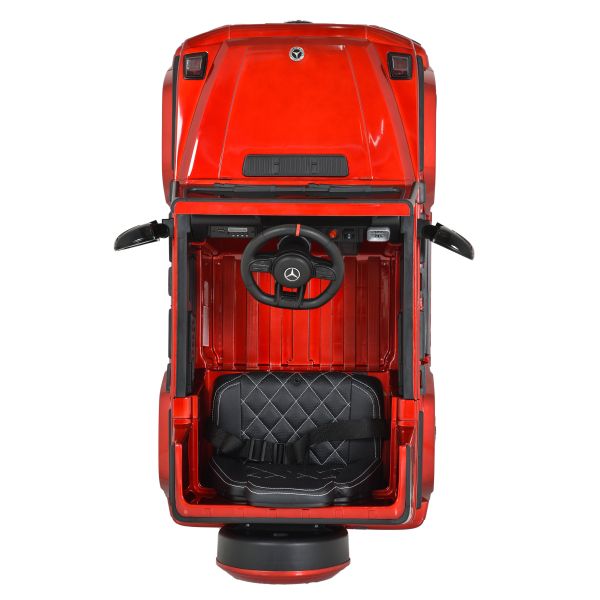 Акумулаторен джип Mercedes G63 мет.червен 0002