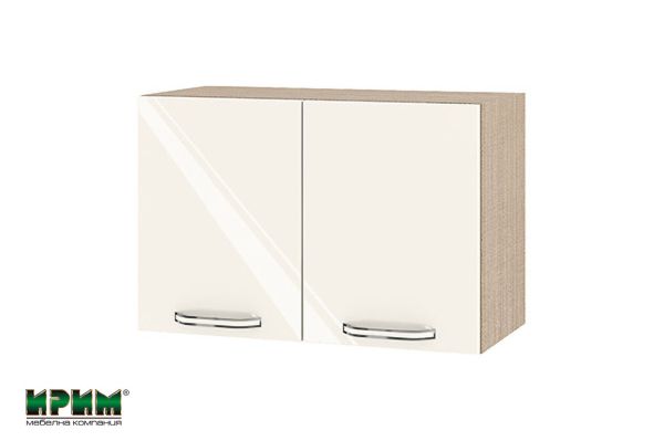 Горен Кухненски шкаф Сити МДФ  Крийм гланц 11-109