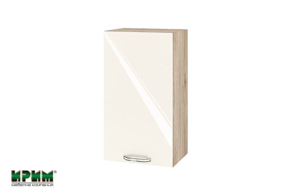 Горен кухненски шкаф Сити МДФ Крийм гланц 11-2