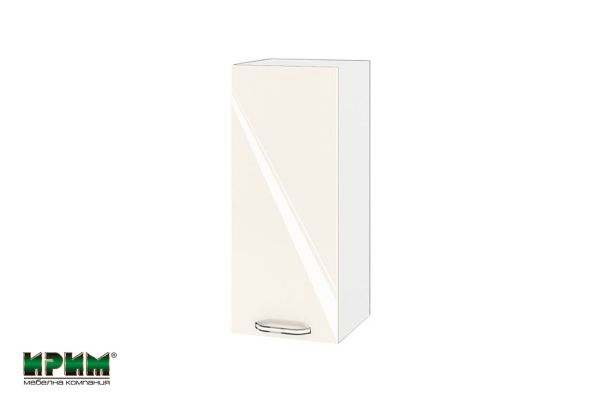 Горен кухненски шкаф Сити МДФ Крийм гланц 11-1