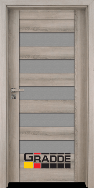 Интериорна врата Gradde Aaven Glas, Ясен Вералинга