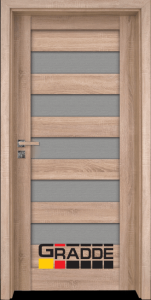 Интериорна врата Gradde Aaven Glas, Дъб Вераде
