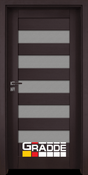 Интериорна врата Gradde Aaven Glas, Орех Рибейра