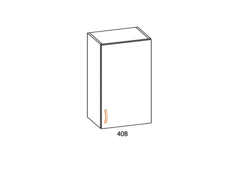 Горен кухненски шкаф 40В 40 см.