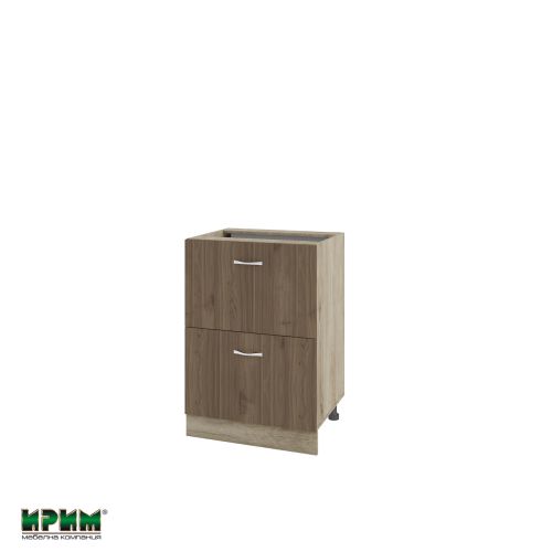 Долен кухненски шкаф Сити Орех адмирал -44
