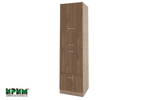 Колонен шкаф СИТИ Орех адмирал - 48 за фурна и микровълнова фурна