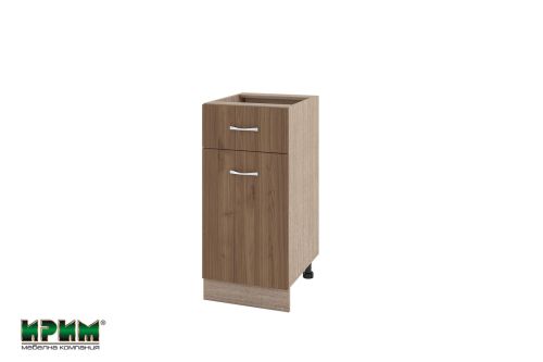 Долен кухненски шкаф Сити Орех адмирал -24