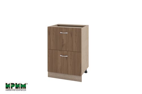 Долен кухненски шкаф Сити Орех адмирал -44