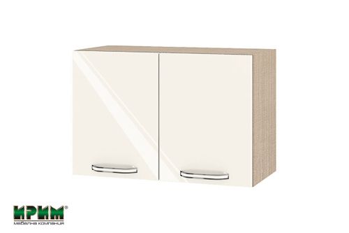 Горен Кухненски шкаф Сити МДФ  Крийм гланц 11-109