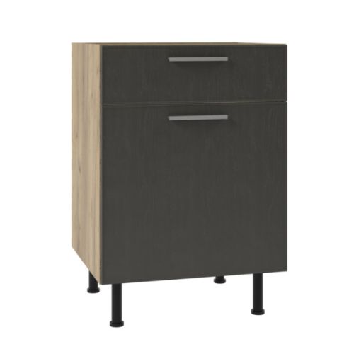 Долен шкаф SKY LOFT Т1 Н60/87 с едно чекмедже и врата